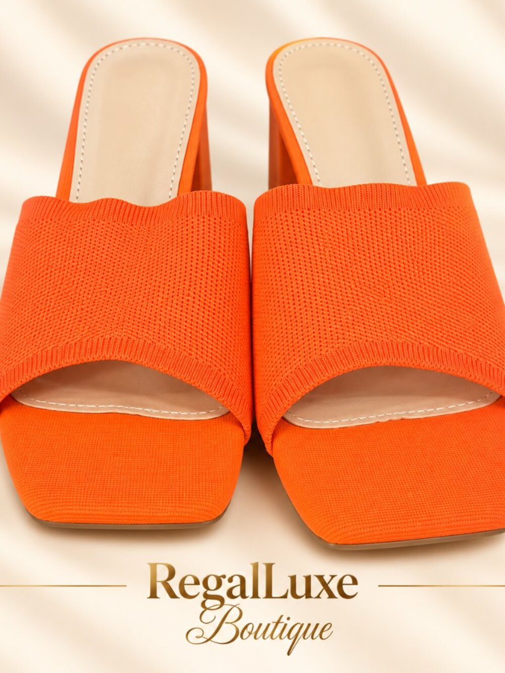 *BRAND NEW* Orange Mules